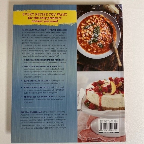 Instant Pot Obsession Cookbook - For Cooking Everything Fast by Janet Zimmerman - Picture 2 of 10